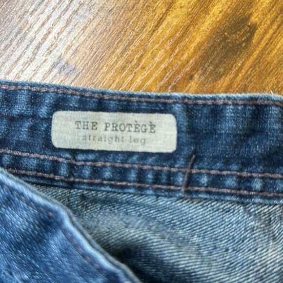 Adriano Goldschmied AG The Protege Straight Leg Mens Blue Jeans size W30 - Picture 8 of 11